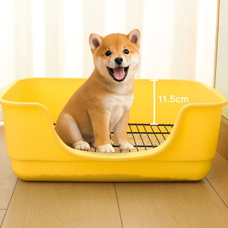 犬トイレ 高壁設計網付き犬トイレはみ出し防止トレー