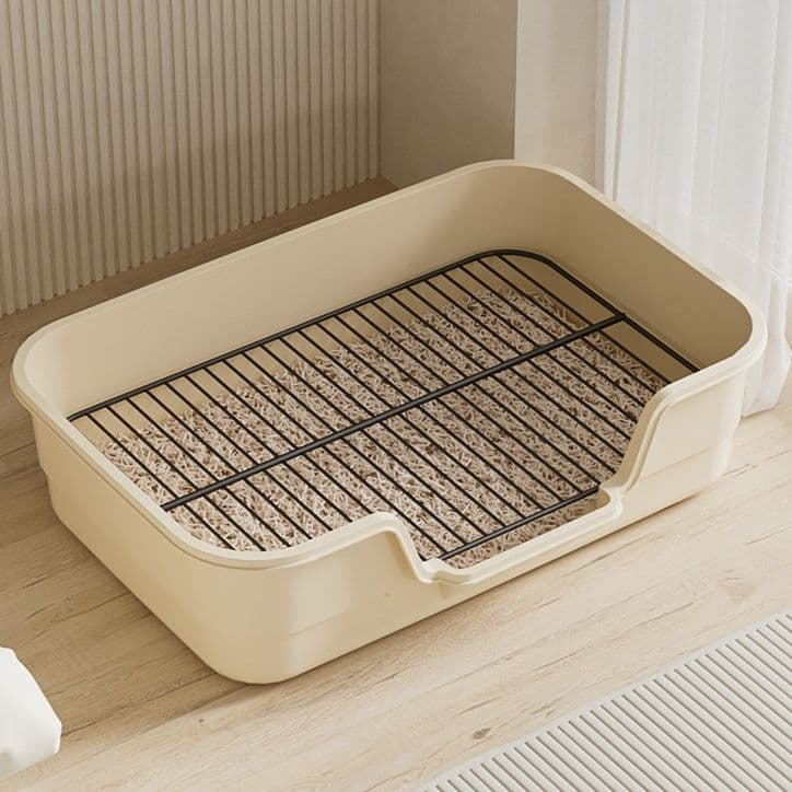 犬トイレ 大型犬対応網付き二層式犬用トイレトレー