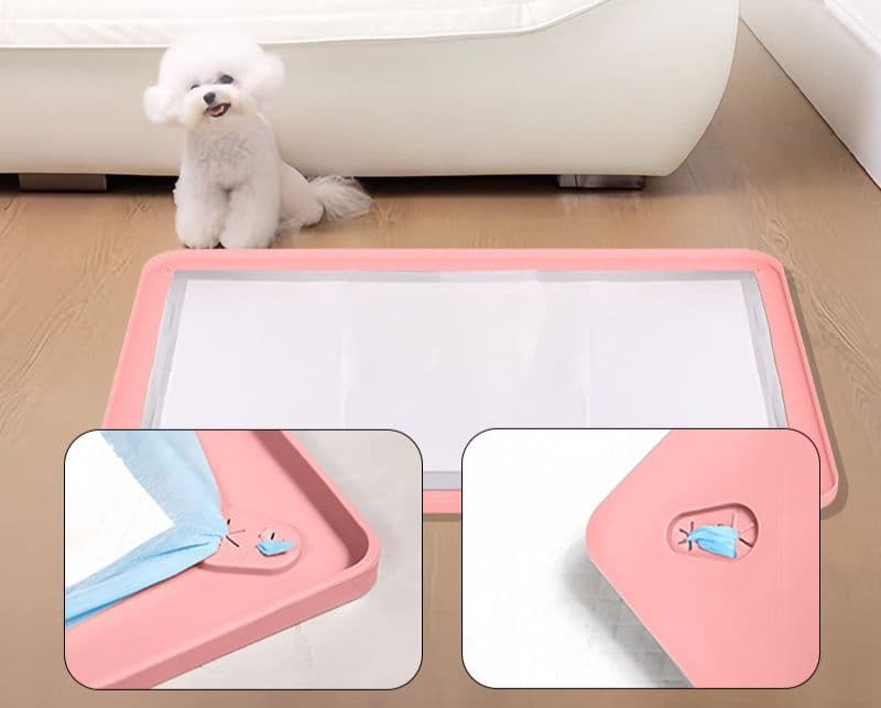 犬トイレ 漏れ防止固定式犬用トイレトレーニングトレー