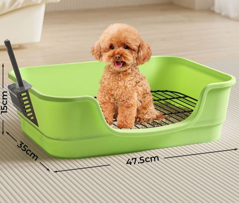 犬トイレ 壁付き囲い型犬トイレトレーニングトレー