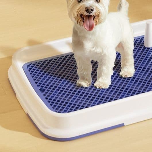 犬トイレ 網格付き洗える室内犬用トイレトレー