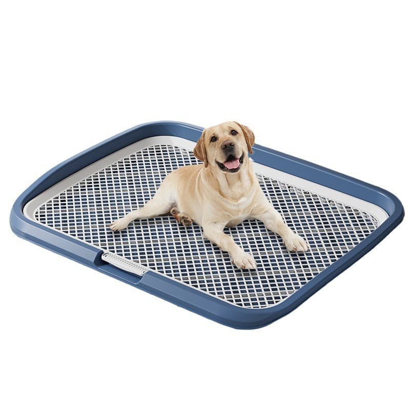 犬トイレ 大型犬対応メッシュ格子付き清潔トイレトレー