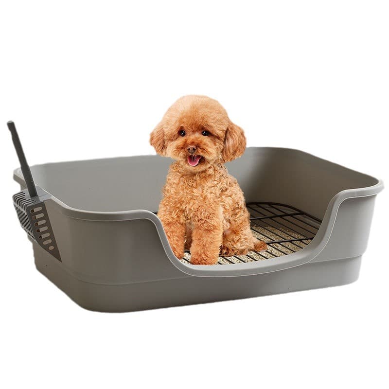 犬トイレ 壁付き囲い型犬トイレトレーニングトレー
