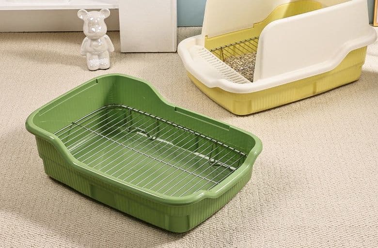 犬トイレ 開放式高囲栅型犬用トイレトレー