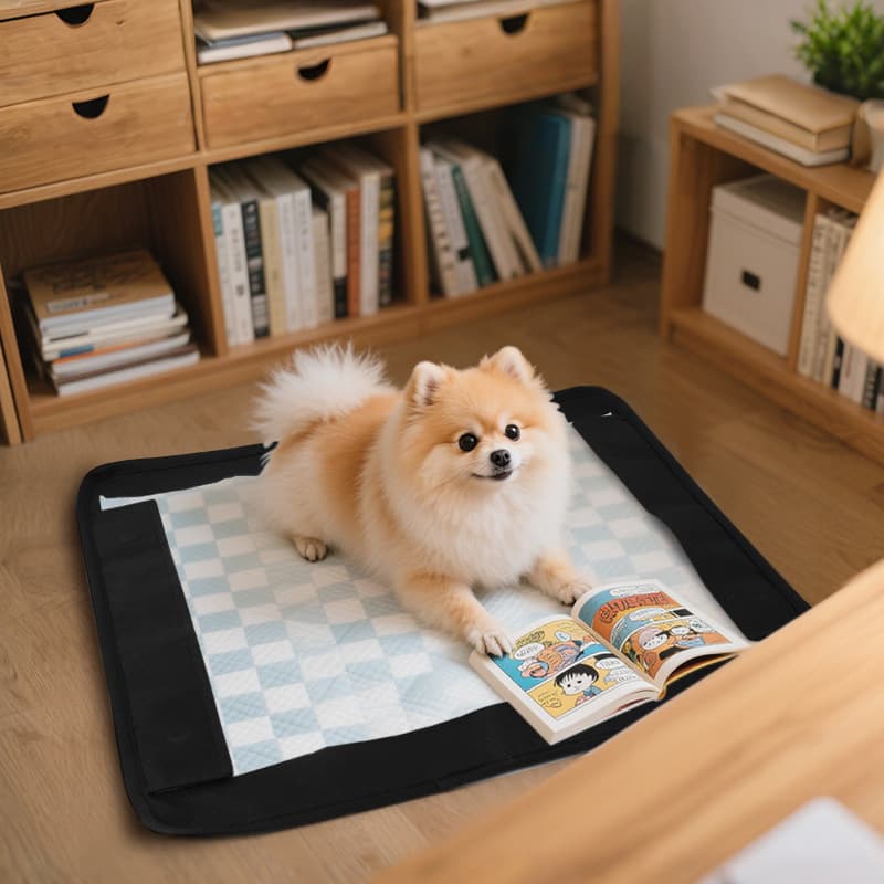 犬トイレ 無漏剥片貼付式居家生活型犬用尿墊托盤