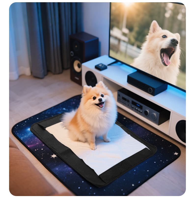 犬トイレ 無漏剥片貼付式居家生活型犬用尿墊托盤
