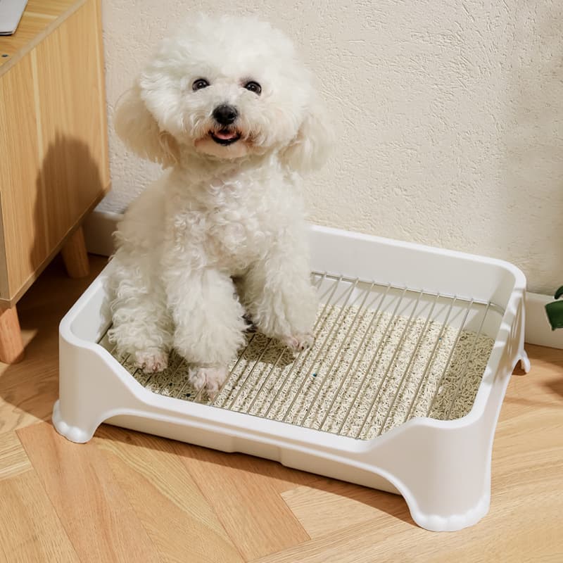 格子付き分離式犬トイレトレー